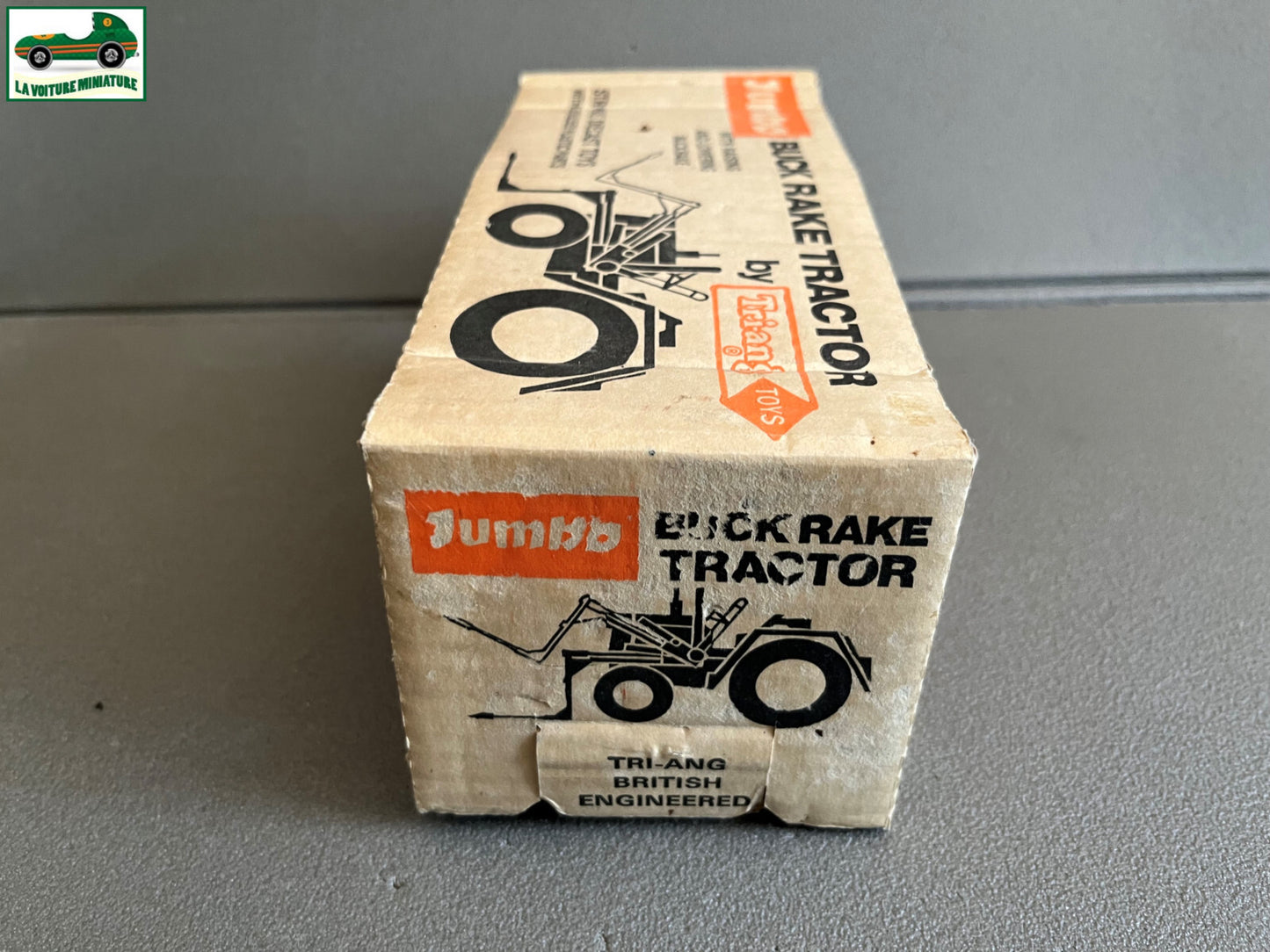 Ancienne Miniature Tracteur Tugster Jumbo Buck Rake Tractor Tri-Ang Toys England