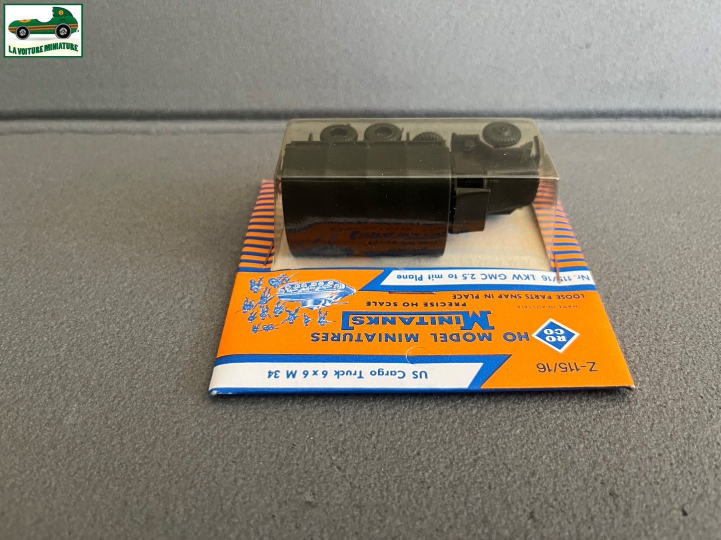 Miniature Engin Militaire Camion Z-115/16 US Cargo Truck Roco Minitanks 1/87 HO