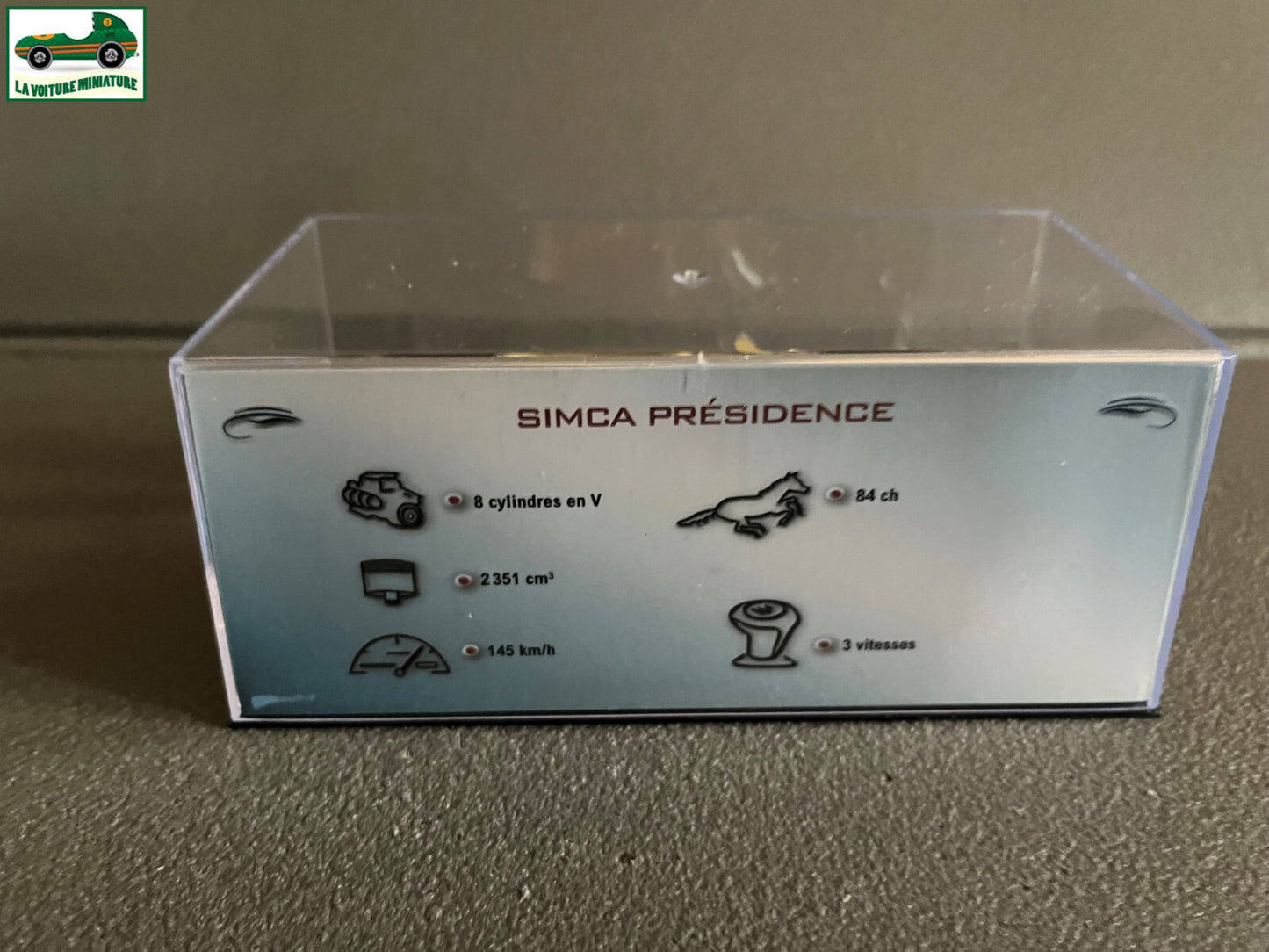 Voiture Miniature Simca Présidence 1960 au 1/43 Ixo Altaya