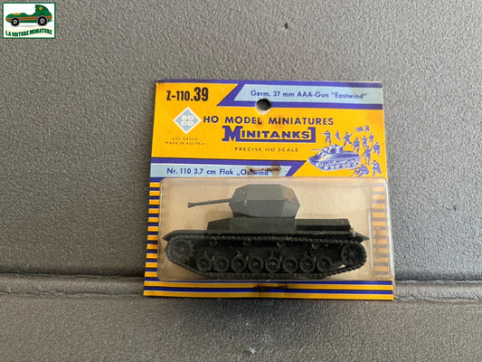Miniature Engin Militaire Char Z110 Germ. 37mm Eastwind Roco Minitanks 1/87 HO