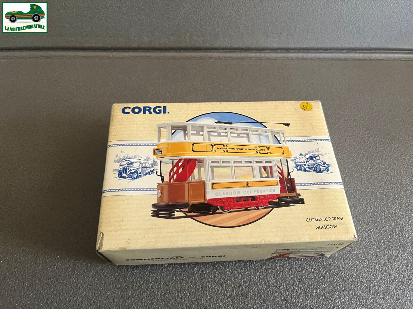 Voiture miniature Bus Tramway Closed Top Tram Glasgow Corgi 98152
