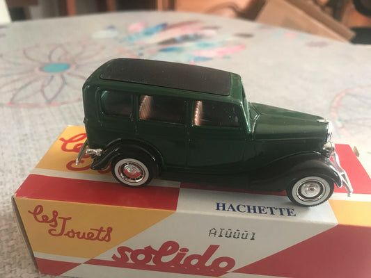 Voiture Miniature Ford V8 1936 Solido Hachette au 1/43