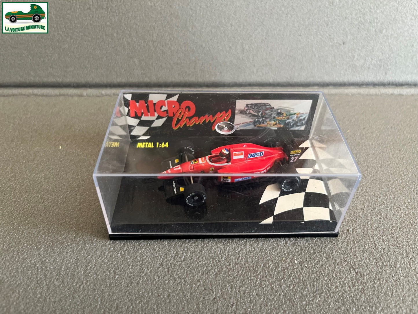 Voiture Miniature Formule 1 F1 Ferrari Alesi MicroChamps Minichamps au 1/64
