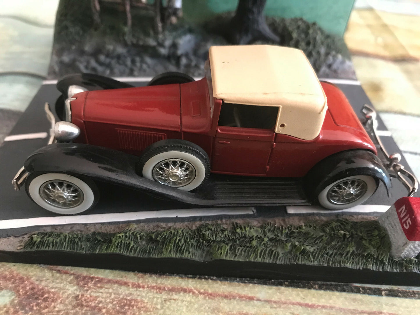 Voiture Miniature Diorama Campagne N15 + Cord L 29 Solido au 1/43
