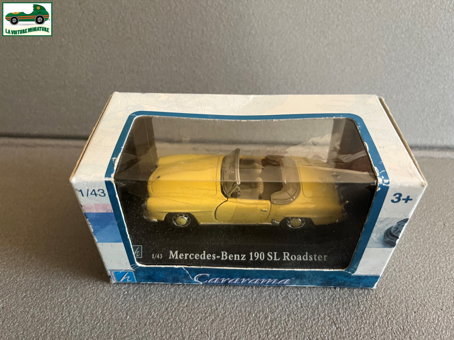 Voiture miniature Mercedes Benz 190 SL Roadster Cararama au 1/43