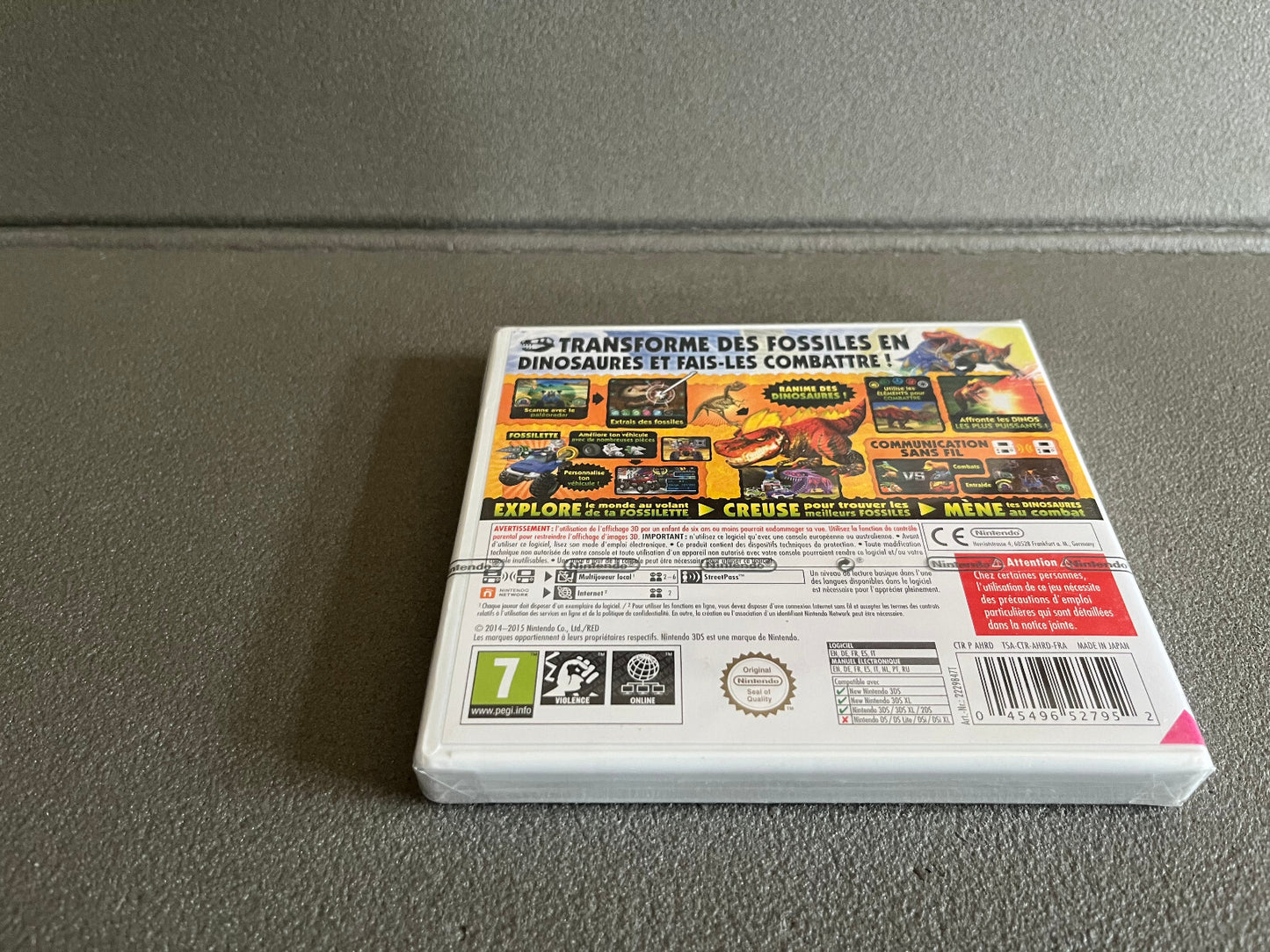 Collection Cartouche Jeux Video Fossil Fighters Frontier Nintendo 3DS Blister