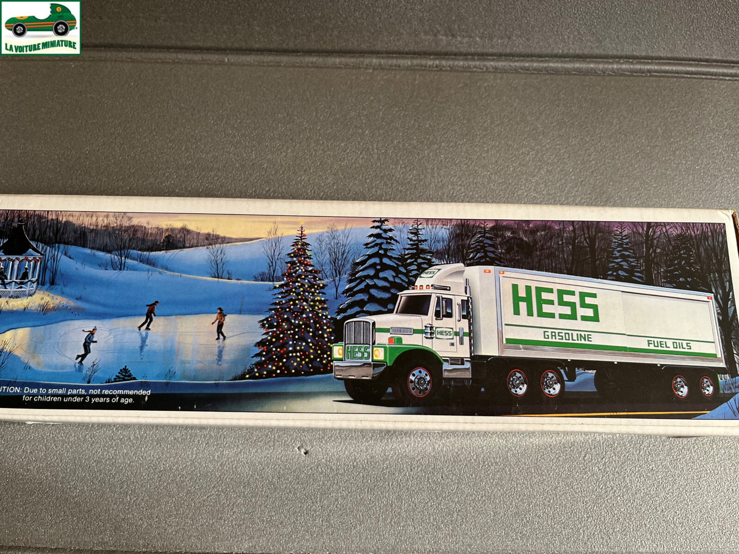 Voiture Miniature Camion Semi Remorque Tirelire Hess Toy Truck Bank Ancien HS