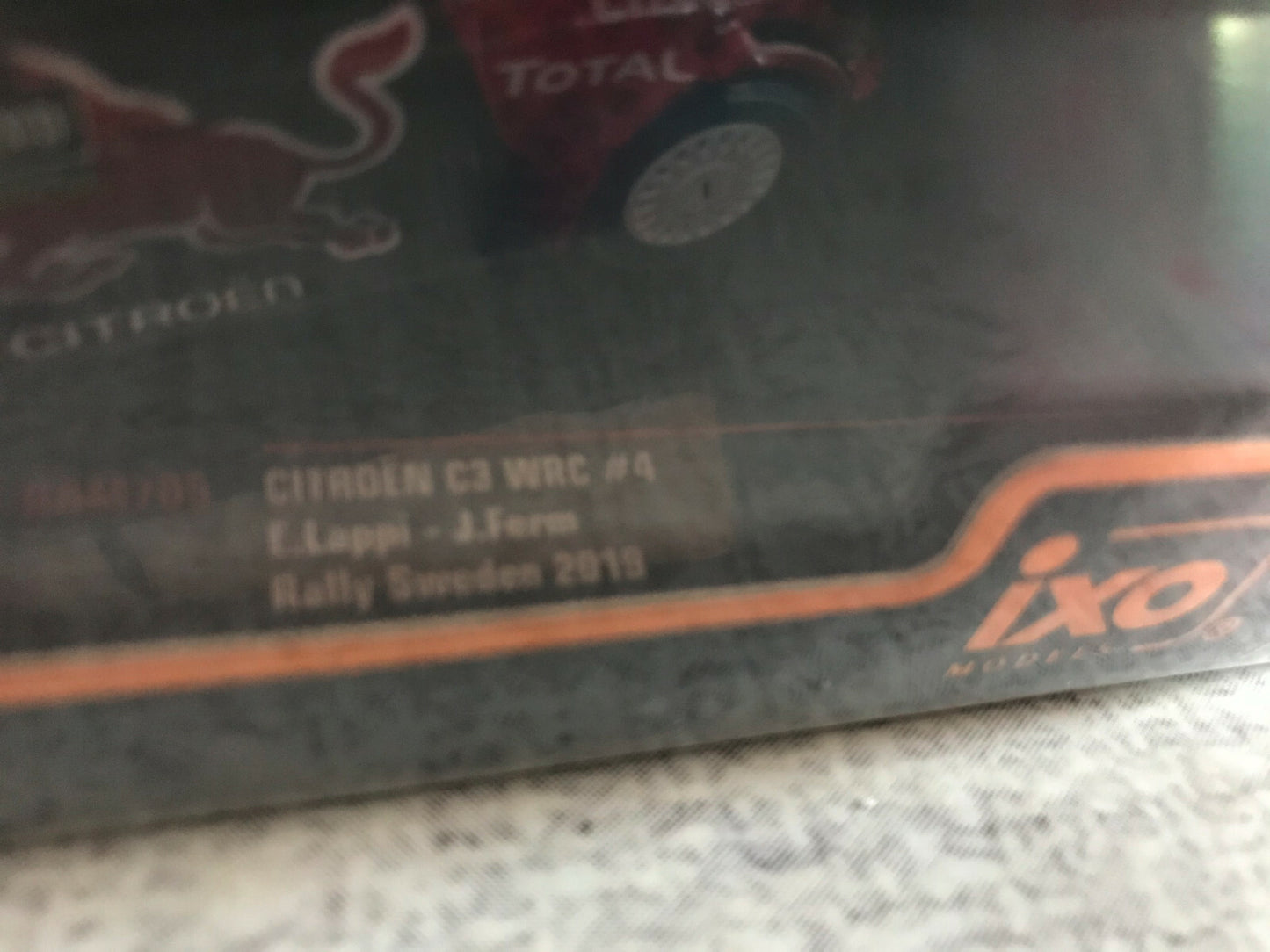 Voiture Miniature Citroen C3 WRC Lappi Rallye Suede 2019 Ixo 1/43