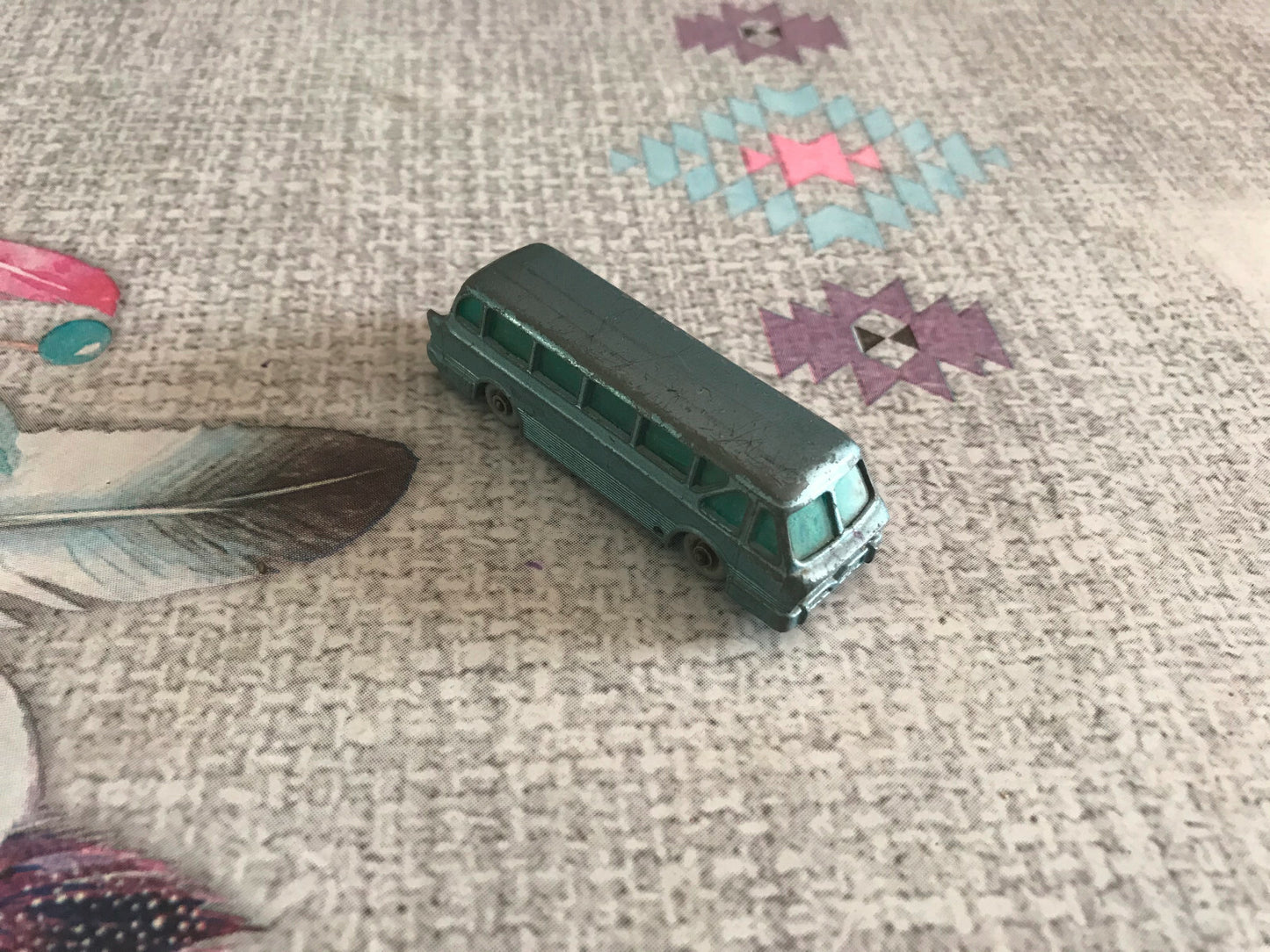 Voiture Miniature Bus Autobus Leyland Royal Tiger Coach Lesney Made In England