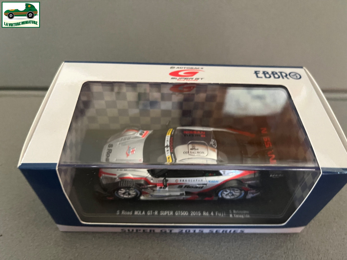 Voiture Miniature S Road Mola GT-R Super GT500 2015 Ebbro au 1/43