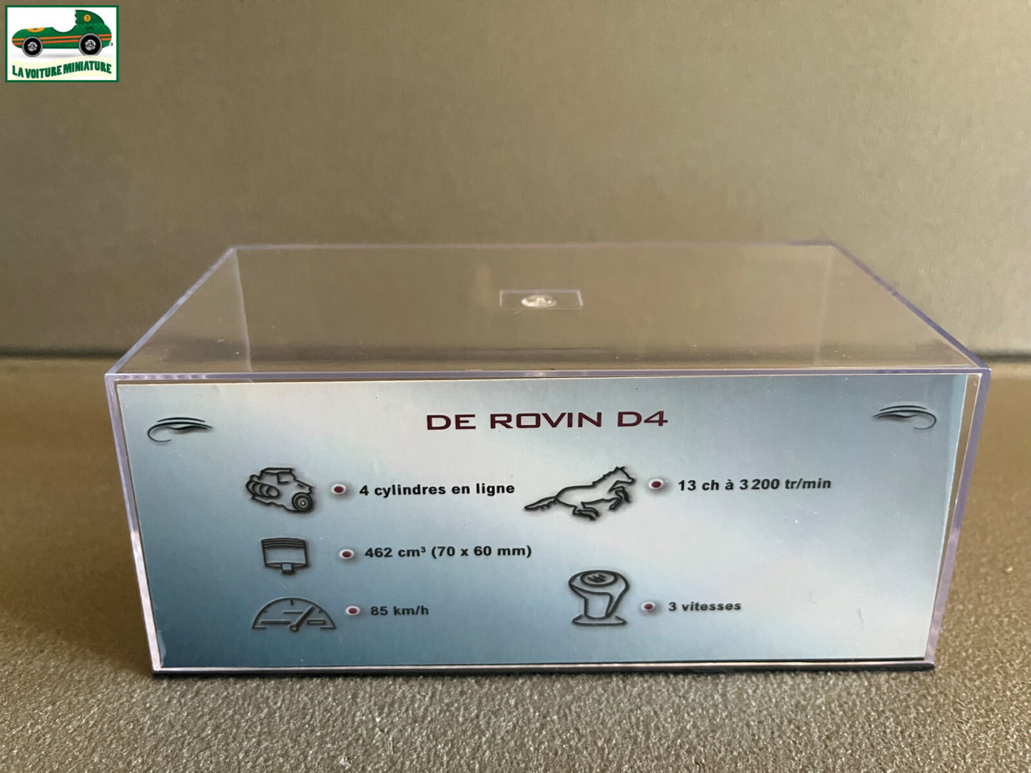 Voiture Miniature De Rovin D4 1950 au 1/43 Ixo Altaya