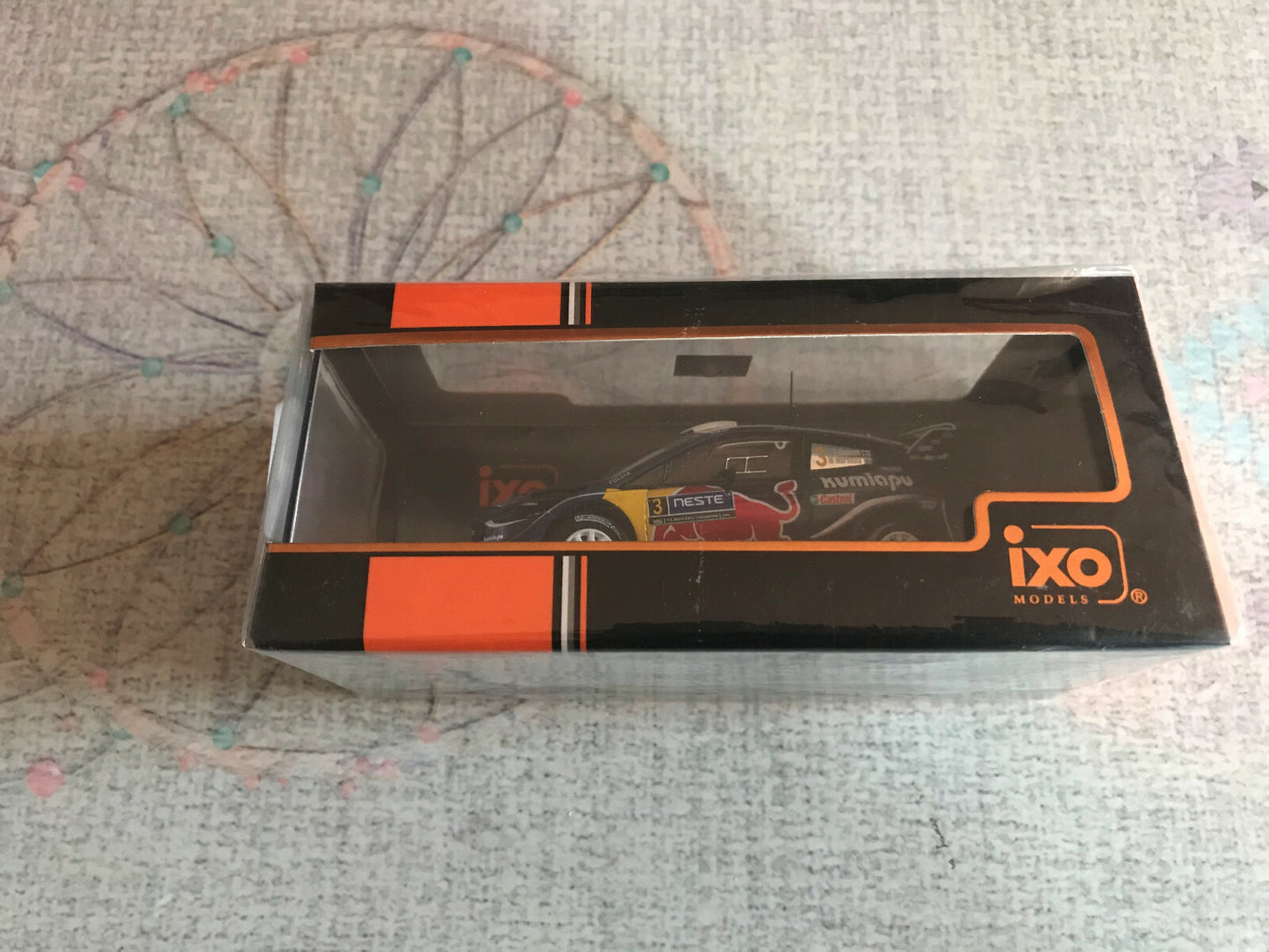 Voiture Miniature Ford Fiesta WRC #3 Rallye Finlande 2018 Suninen Ixo 1/43