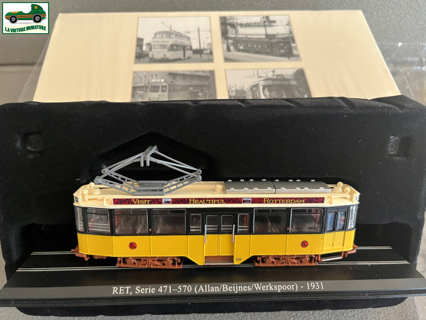 Voiture Miniature Tramway Ret Serie 471-570 1931 Ixo Atlas au 1/87