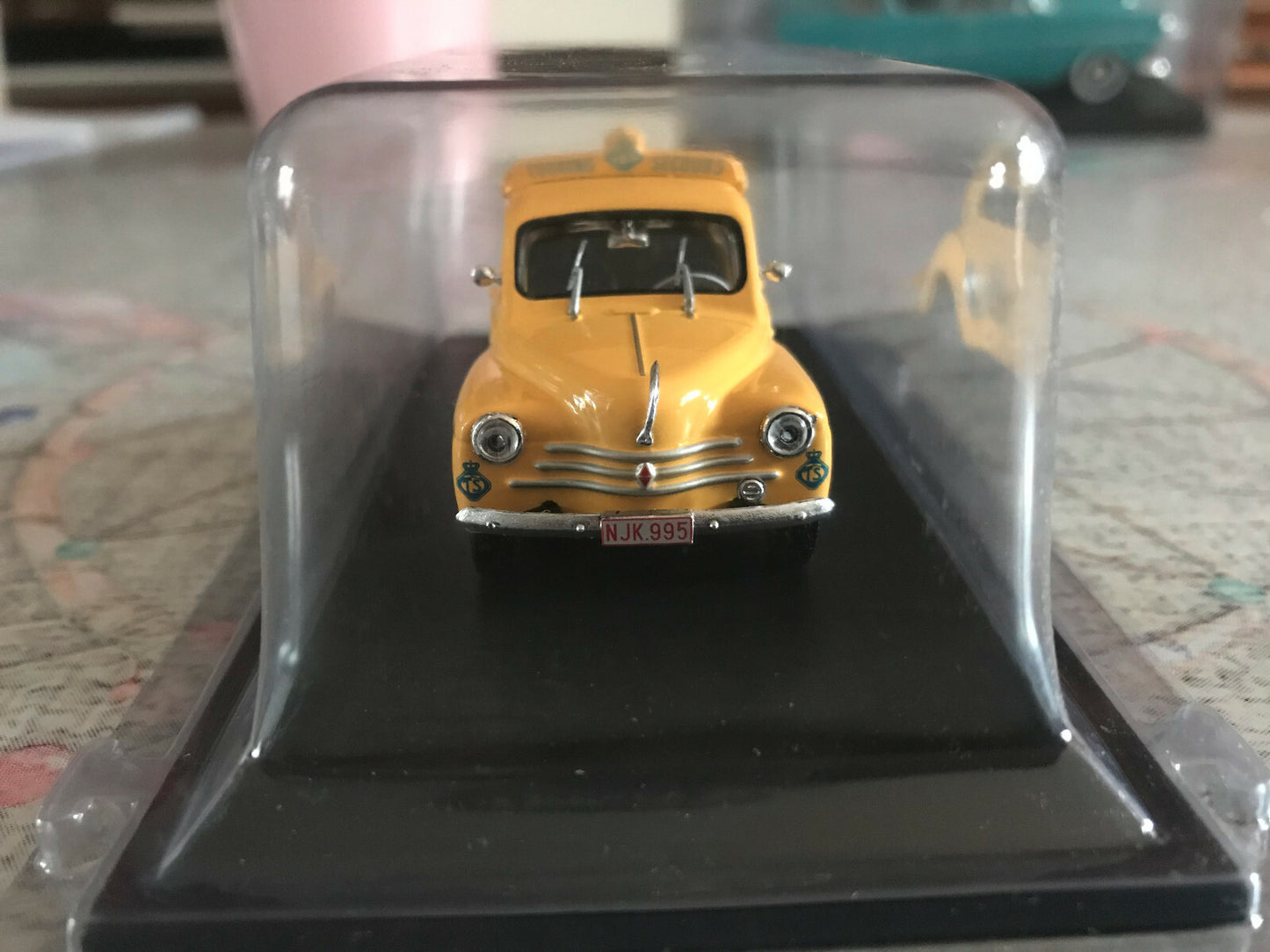 Voiture Miniature Renault 4CV Secours Belge 1958 Eligor au 1/43