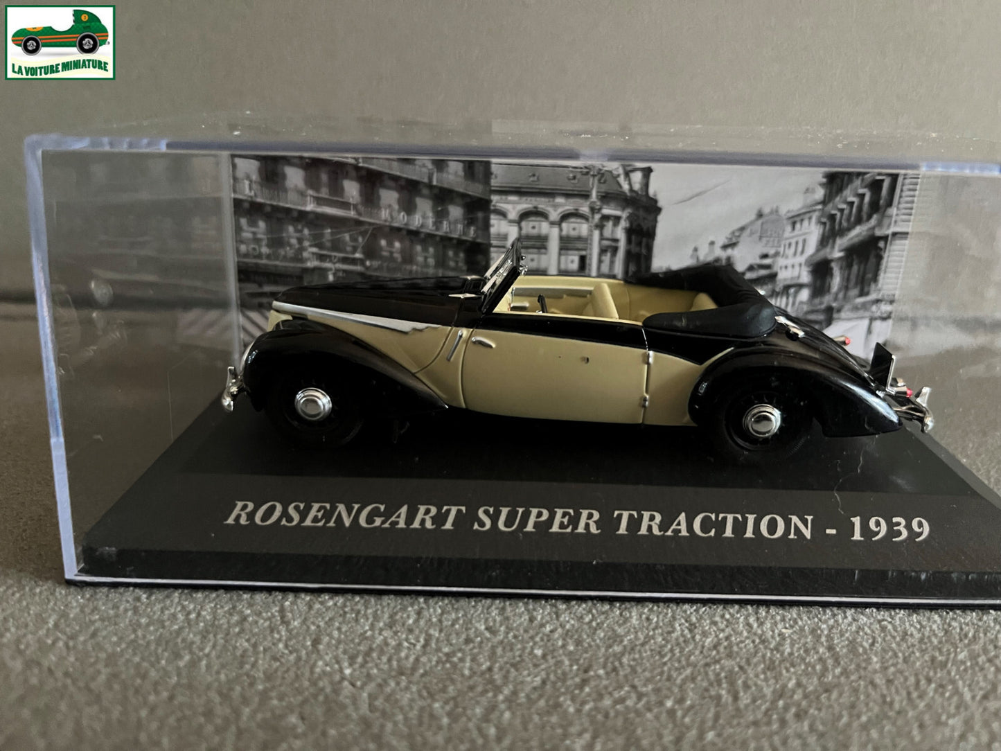 Voiture Miniature Rosengart Super Traction 1939 au 1/43 Ixo Altaya
