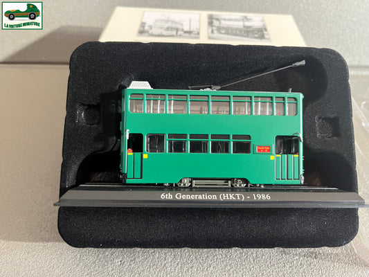 Voiture Miniature Tramway 6th Generation HKT 1986 Ixo Atlas au 1/87