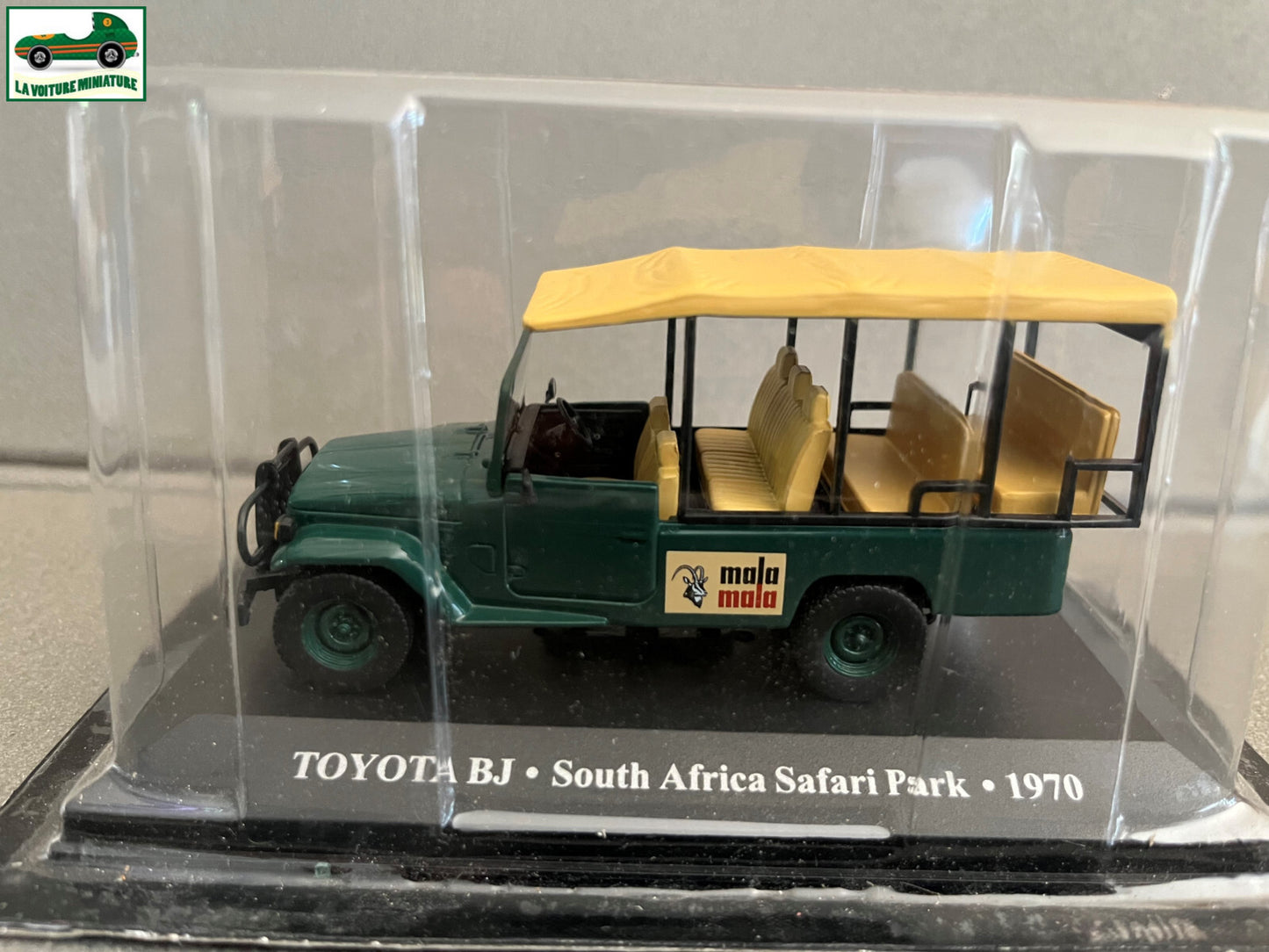 Voiture Miniature Toyota BJ Africa Safari Park 1970 Taxi Du Monde au 1/43 Altaya