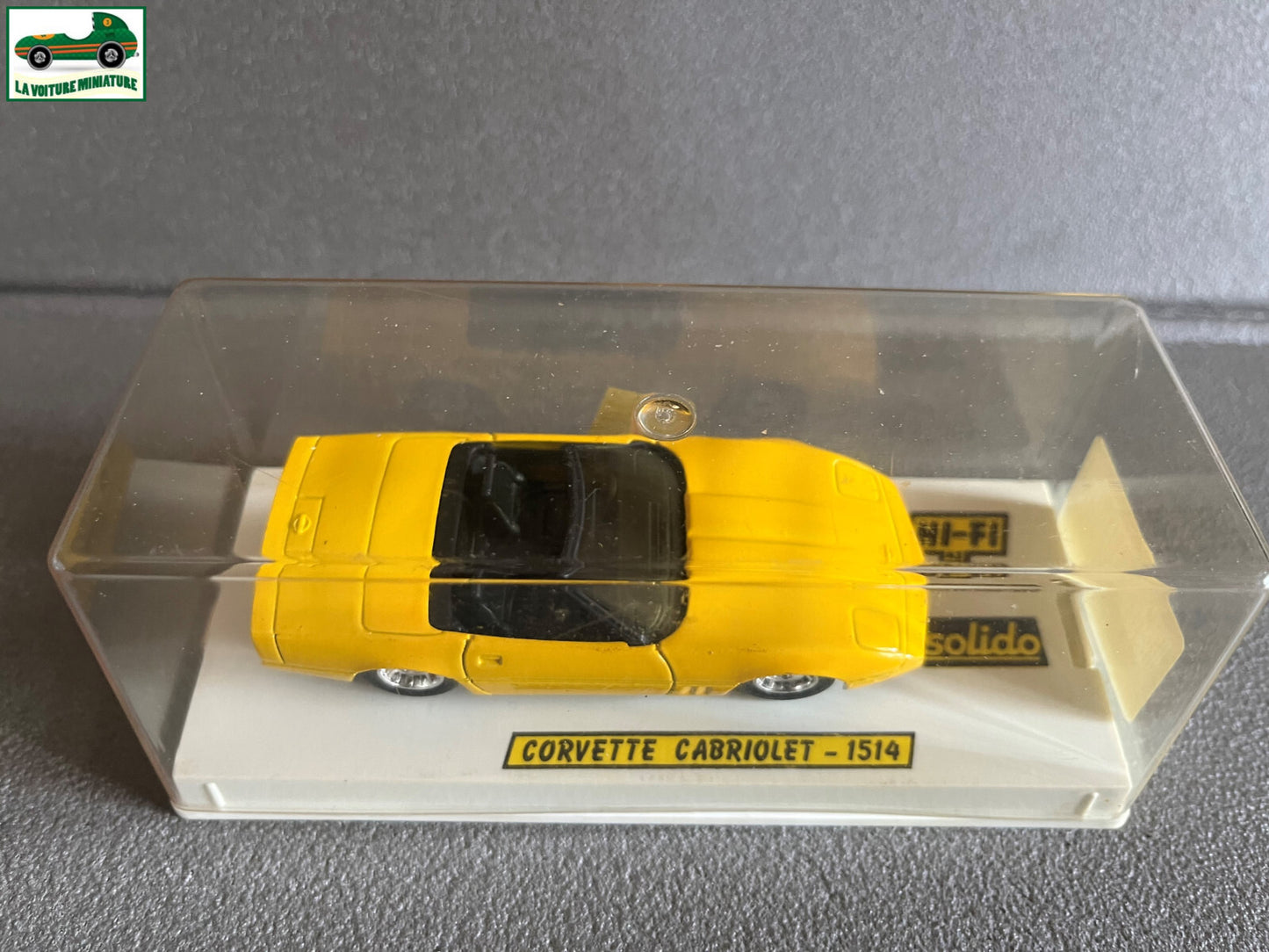 Voiture Miniature Chevrolet Corvette Cabriolet 1514 Solido au 1/43