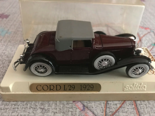 Voiture miniature Cord L29 1929 Solido au 1/43