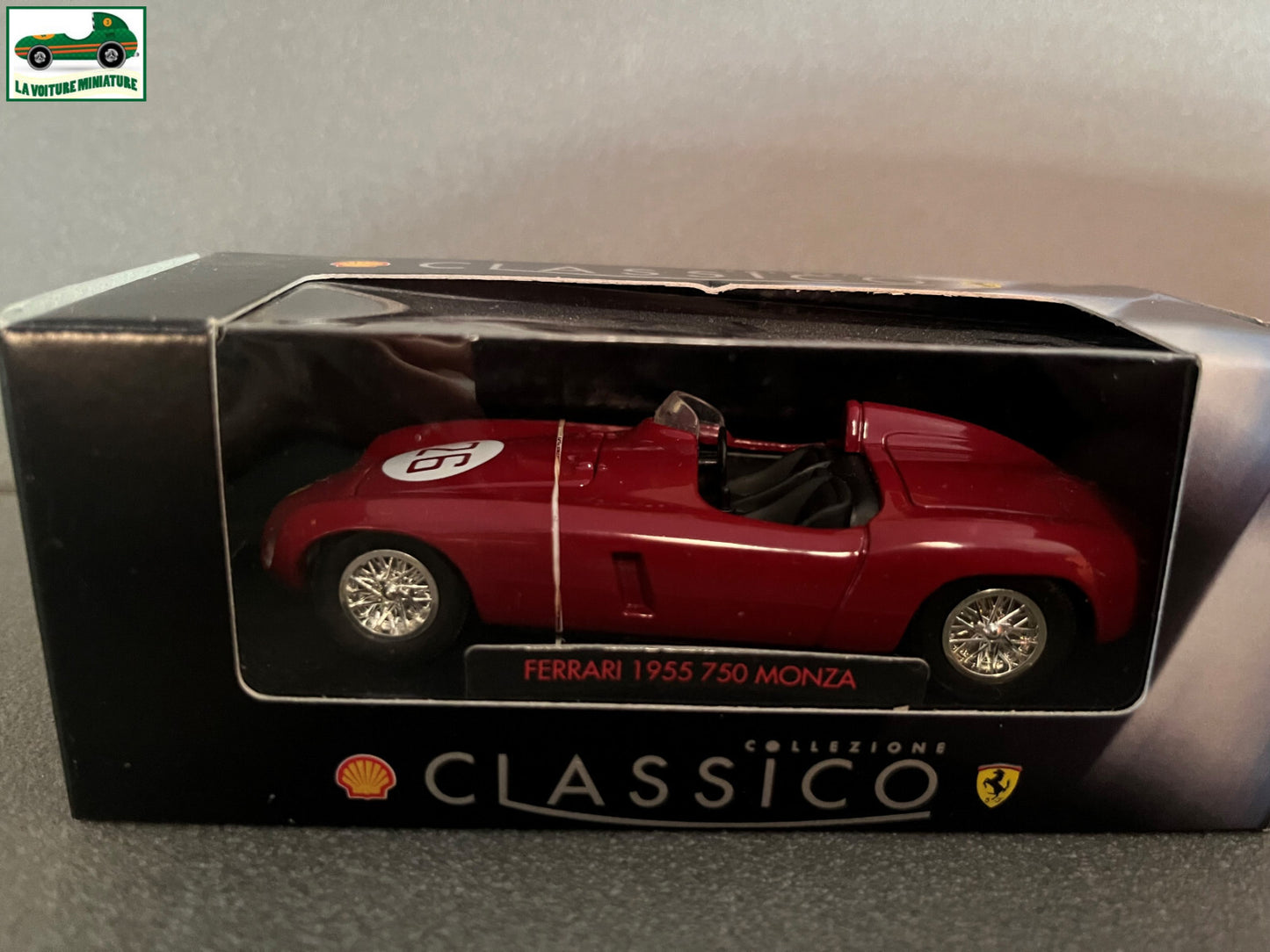 Voiture Miniature Ferrari 1955 750 Monza Collection Classico Shell