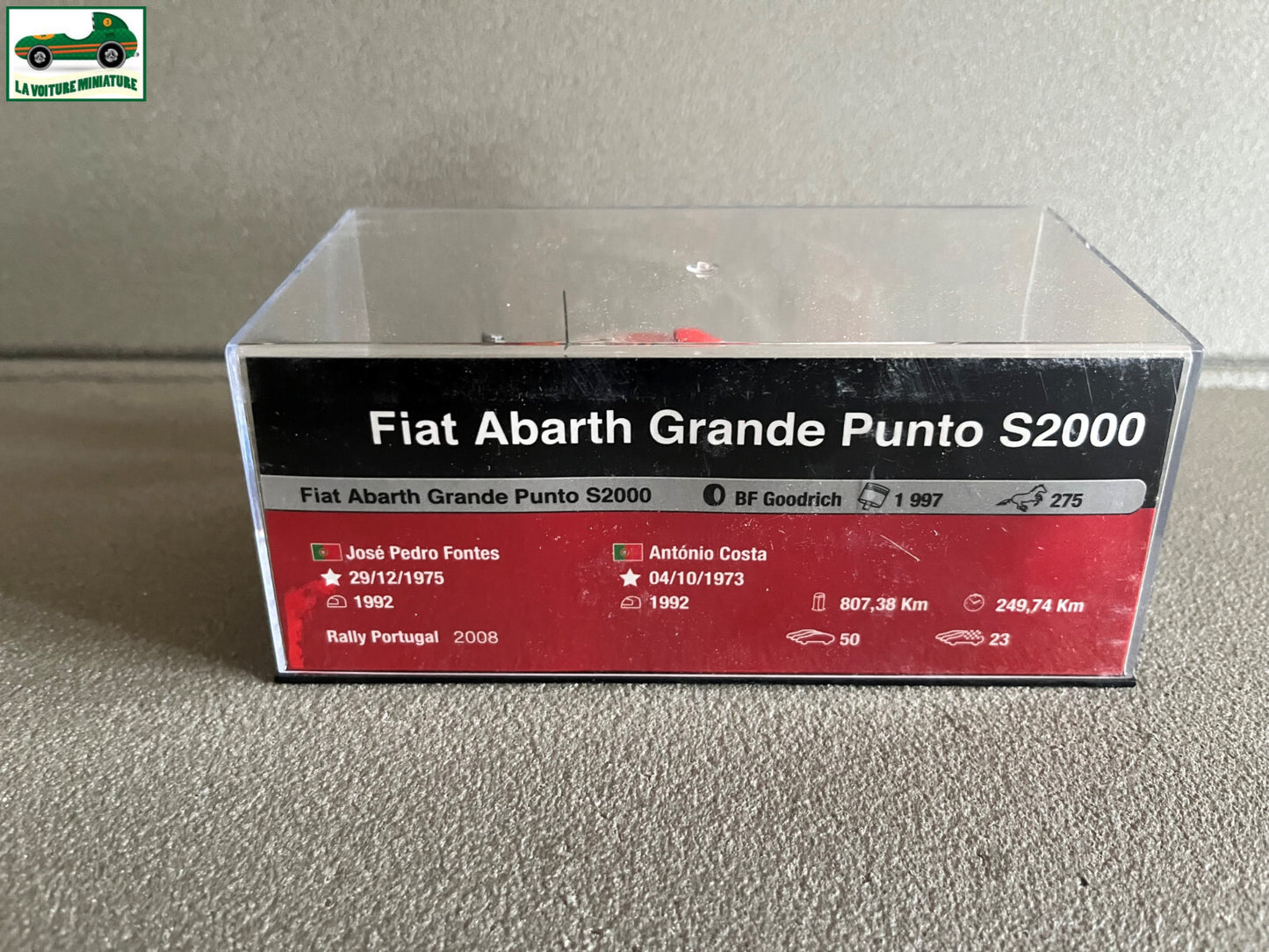Voiture Miniature Fiat Abarth Grande Punto S200 Rallye Portugal au 1/43