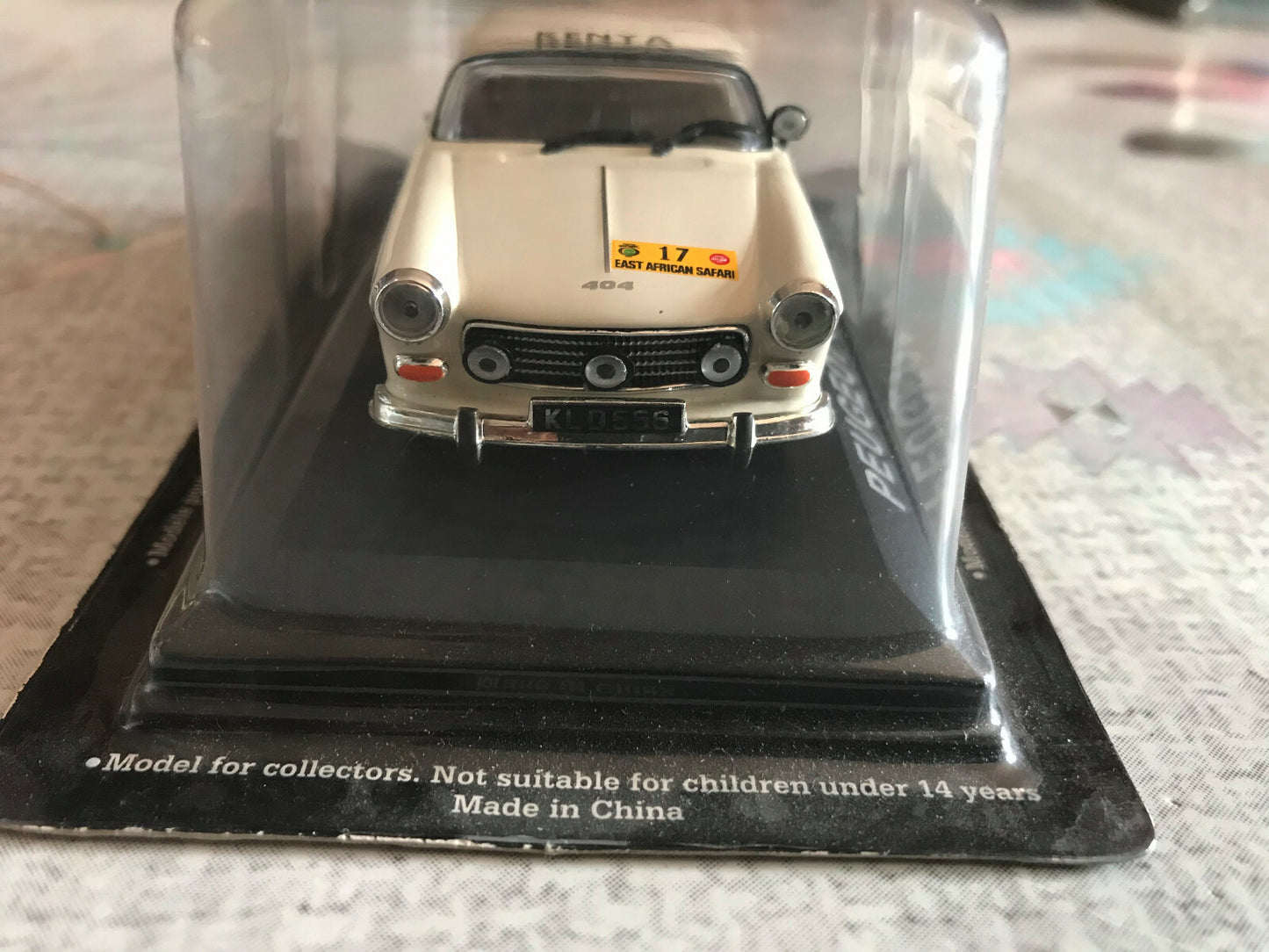 Voiture miniature Peugeot 404 Safari Rally 1968 Nowicki Cliff Rallye 1/43