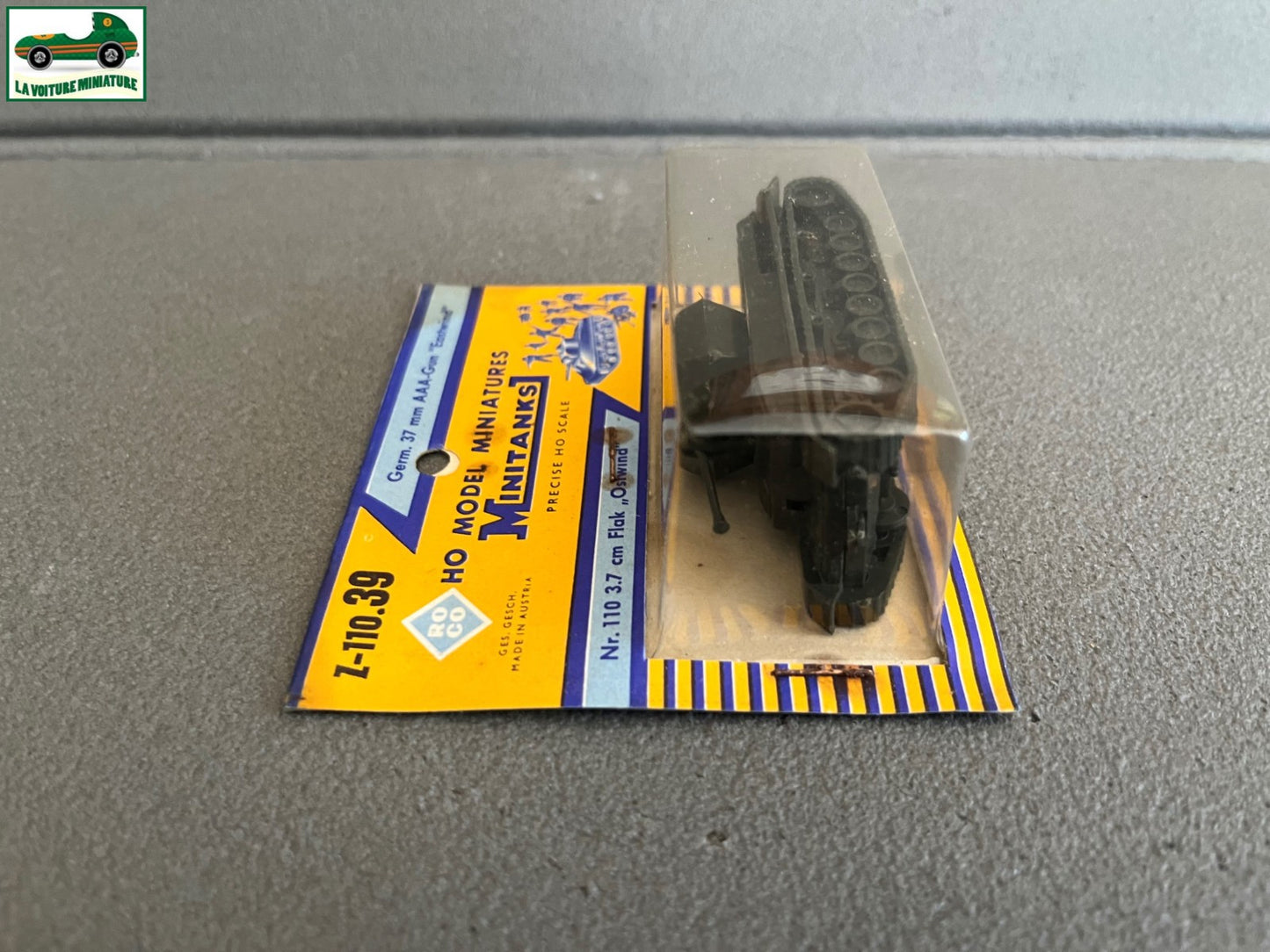Miniature Engin Militaire Char Z110 Germ. 37mm Eastwind Roco Minitanks 1/87 HO