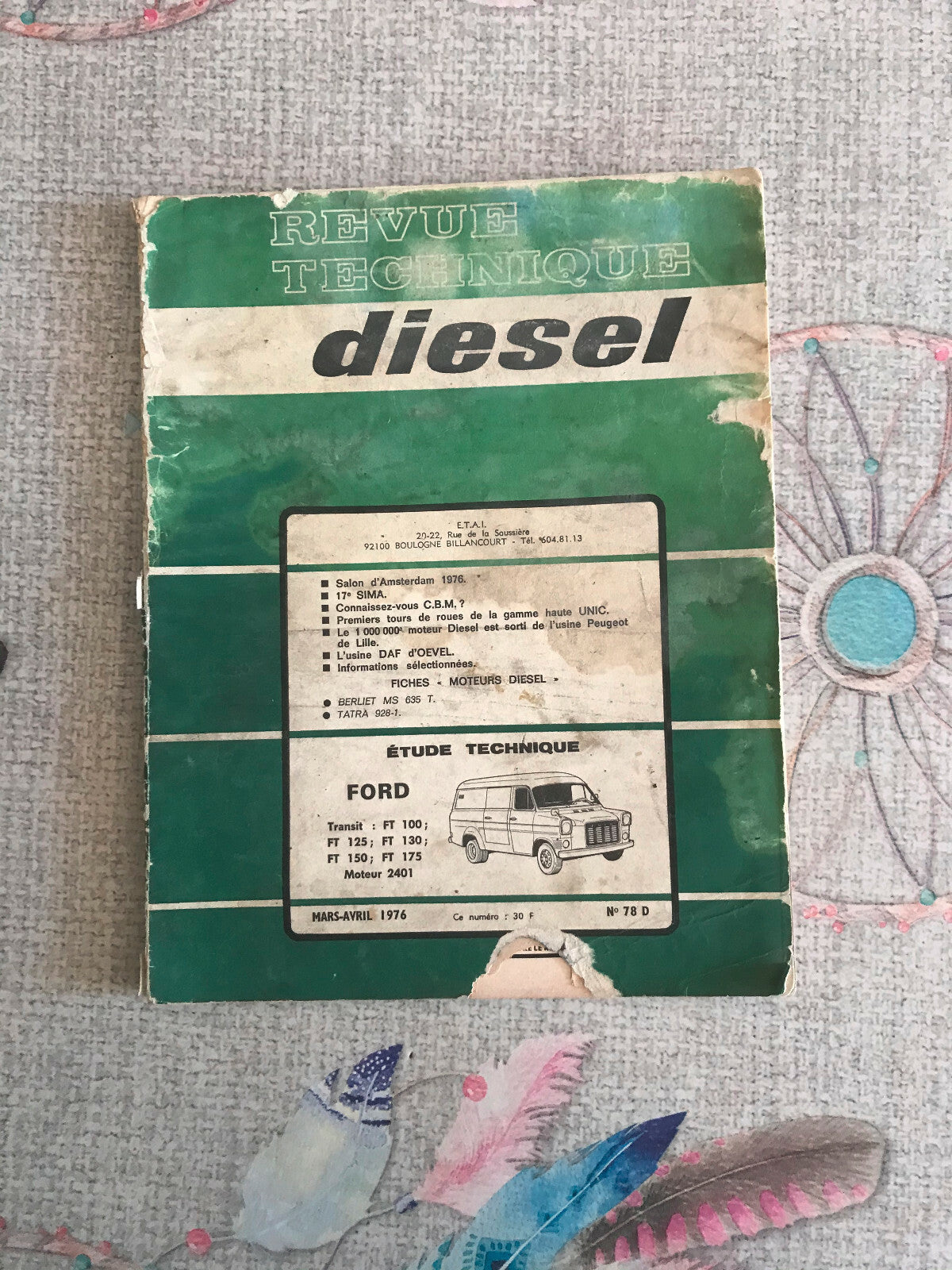 Livre Revue Technique Automobile Ford Transit