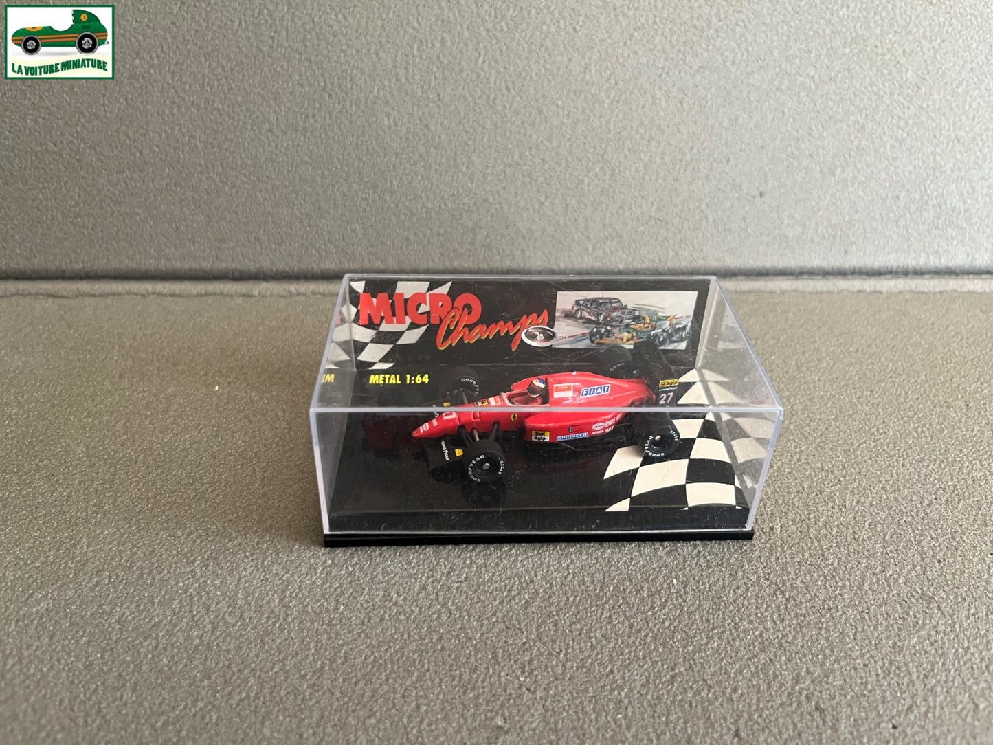 Voiture Miniature Formule 1 F1 Ferrari Alesi MicroChamps Minichamps au 1/64