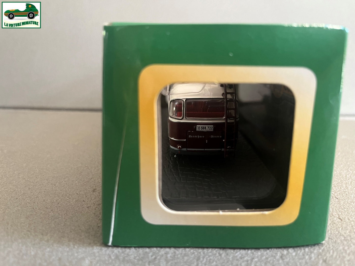 Voiture miniature Steyr 380 q 1955 Autobus Autocar Bus Collection Atlas 1/72
