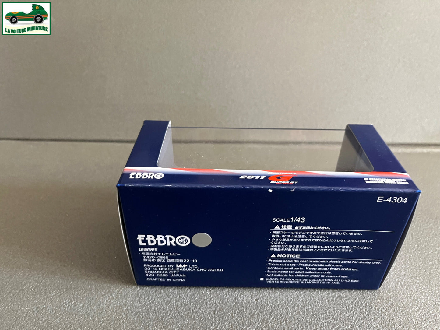 Voiture Miniature Honda CR-Z Legend Cup 2011 Ebbro au 1/43