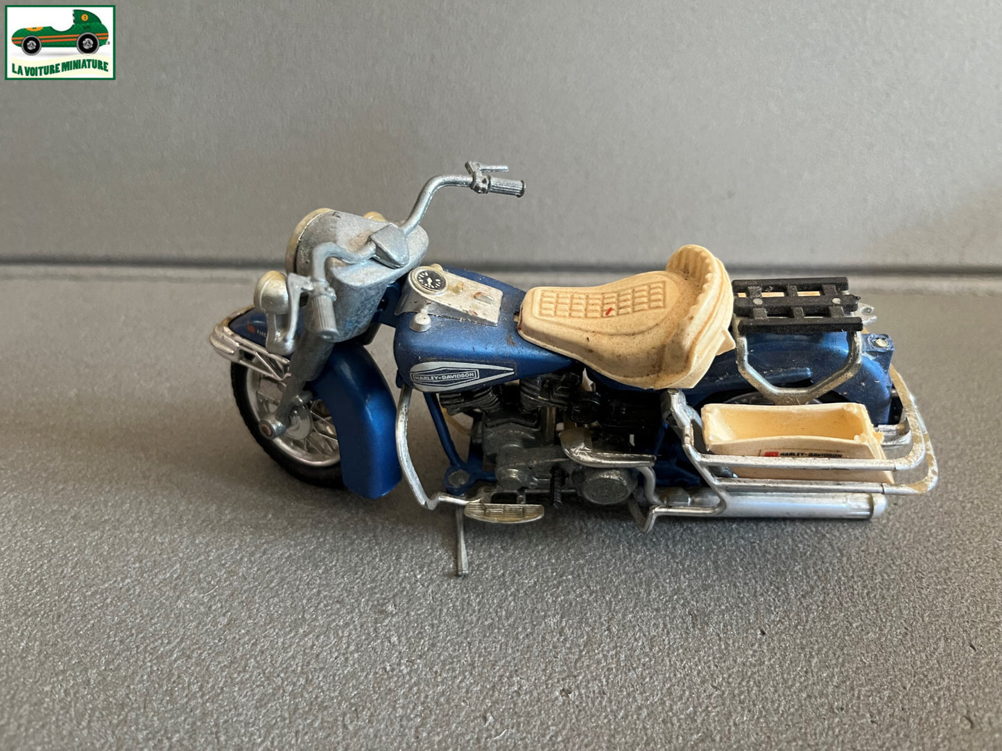 Ancienne Moto Miniature Polistil MS 101 Harley Davidson au 1/15