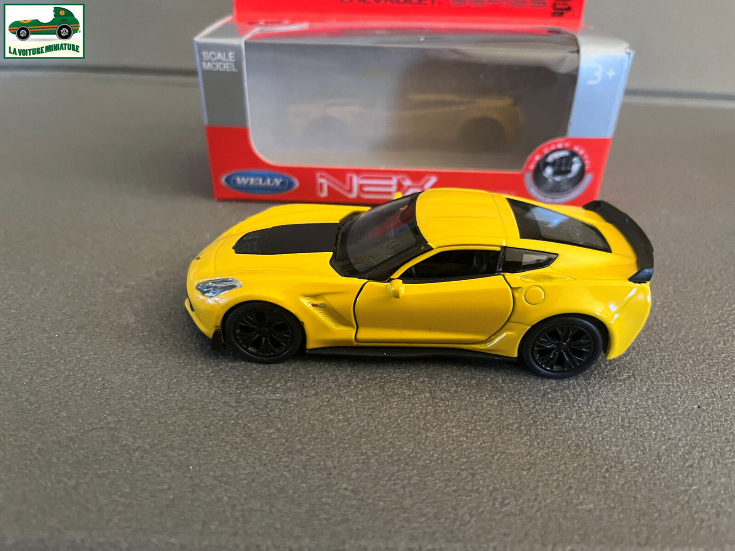 Voiture miniature Chevrolet Corvette Z06 2017 Welly 1/34 - 1/36 - 1/39