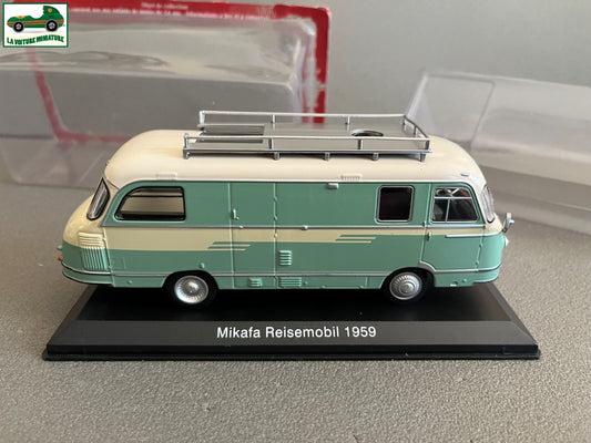 Voiture miniature Passion Camping Car Mikafa Reisemobil 1959 au 1/43