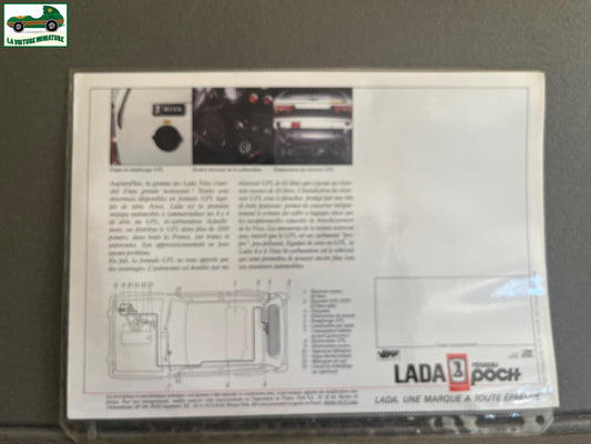 Ancien Dépliant Brochure Documentation Automobile Lada 4x4 Niva GPL