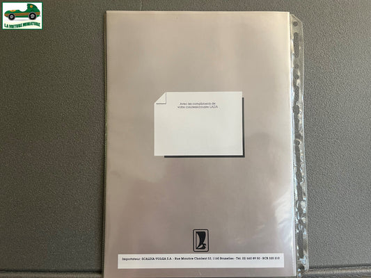 Ancien Dépliant Brochure Documentation Automobile Lada Samara