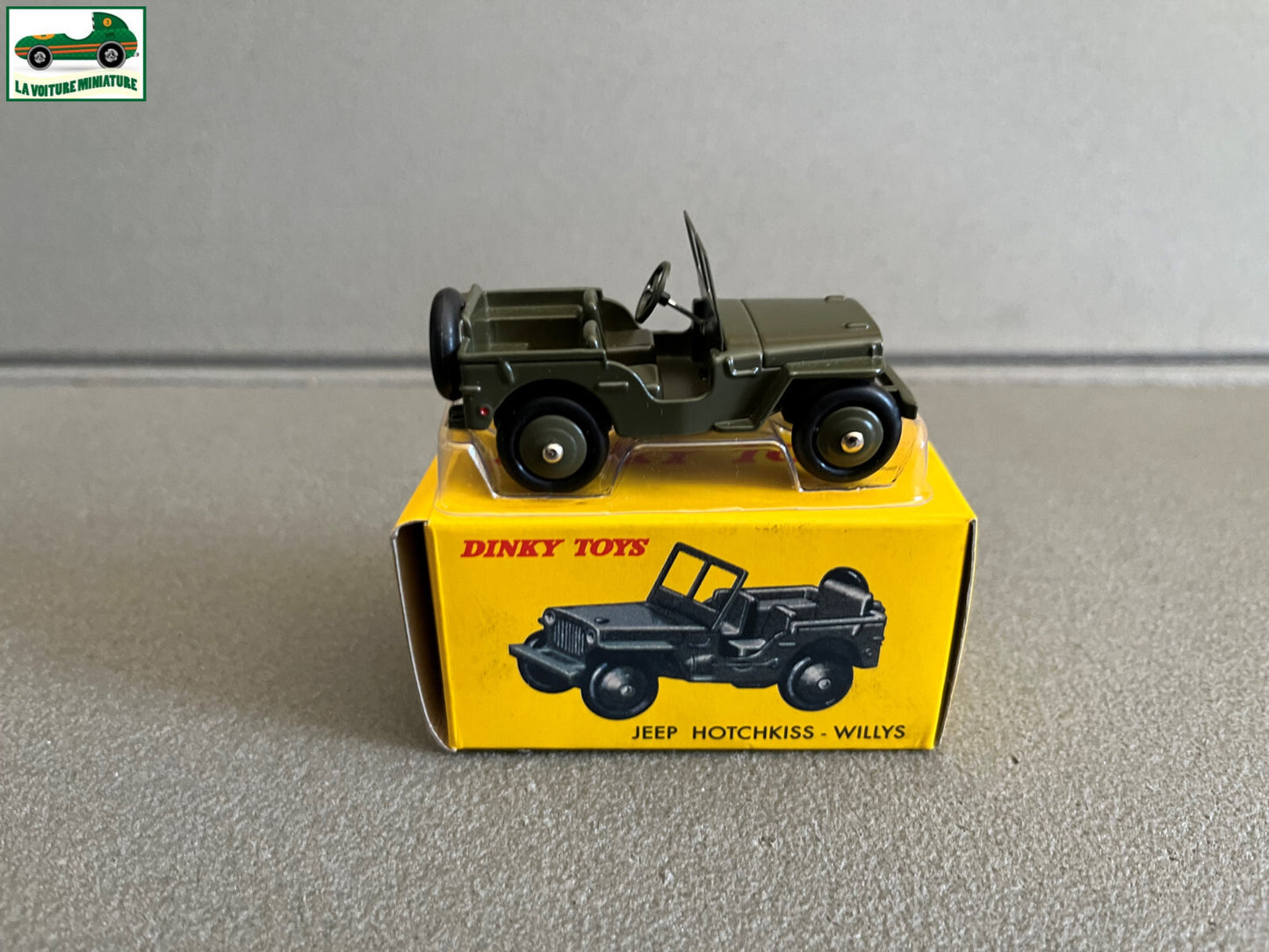 Voiture miniature Jeep Hotchkiss Willys 80B Dinky Toys Atlas