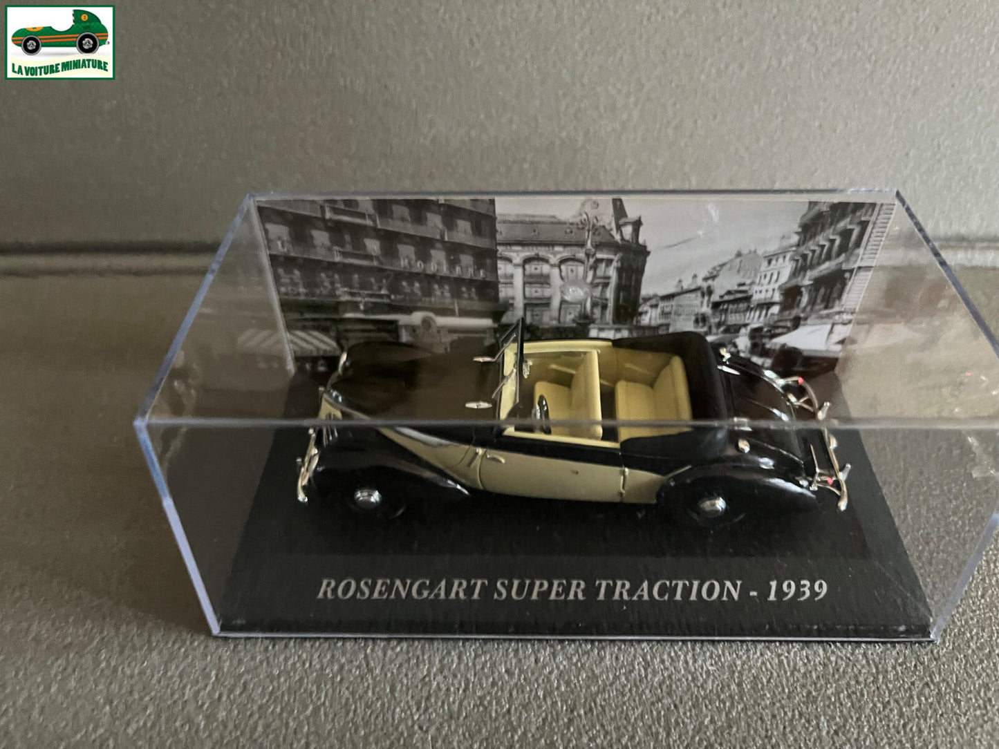 Voiture Miniature Rosengart Super Traction 1939 au 1/43 Ixo Altaya