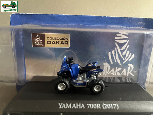 Voiture miniature Quad Yamaha Raptor 700R 2017 Rallye Paris Dakar 1/43