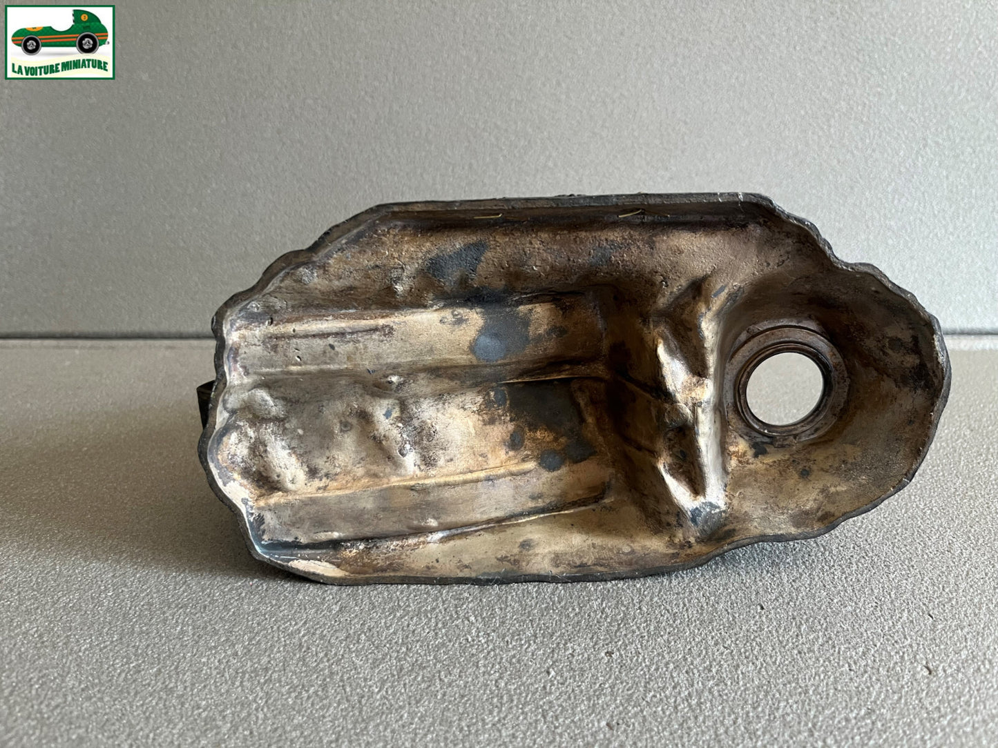 Ancien Miniature Militaire Char Encrier tank Renault FT17 Camp de Sissone