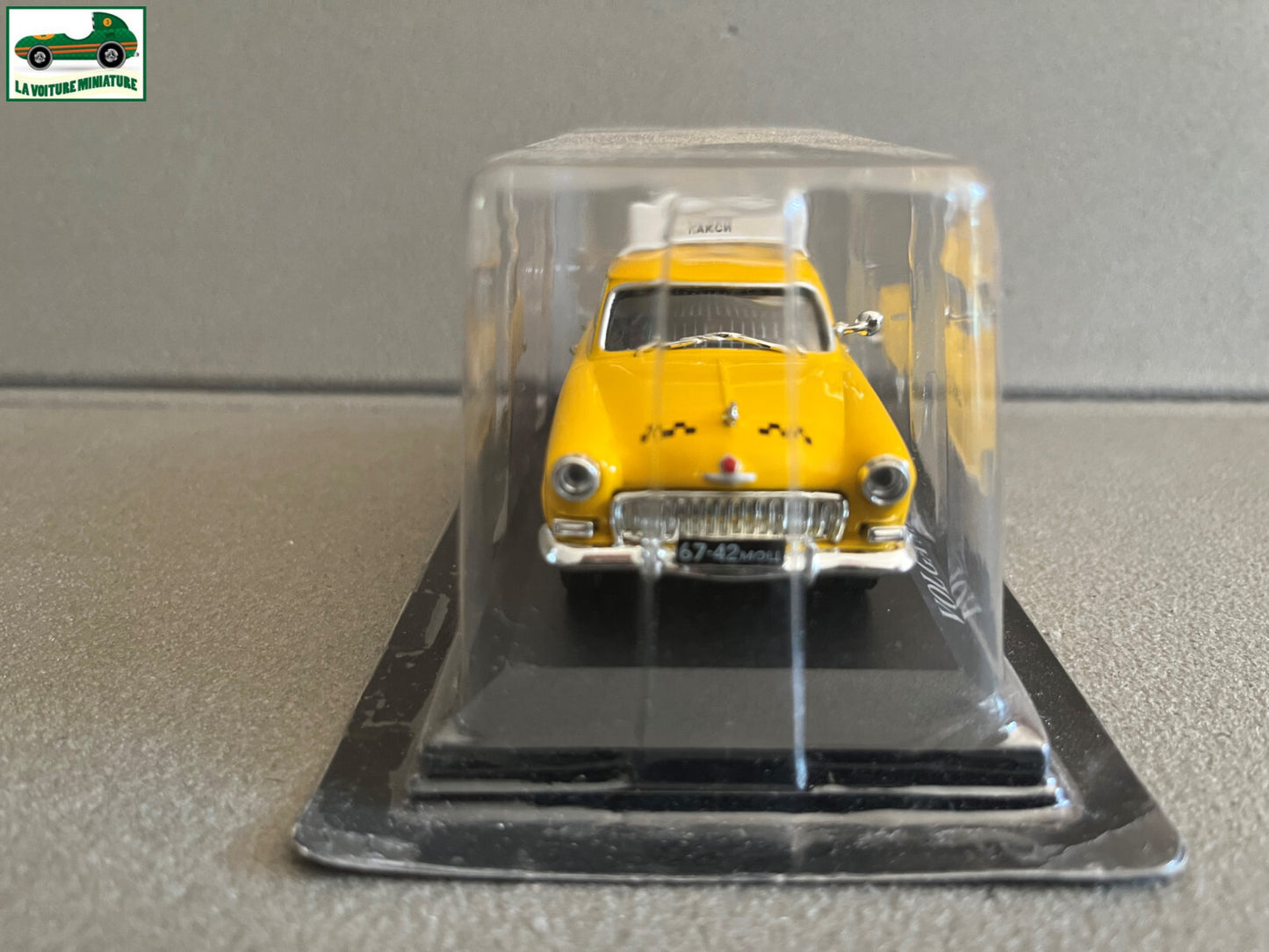 Voiture Miniature Volga M21 Moscow 1955 Taxi Du Monde au 1/43 Altaya