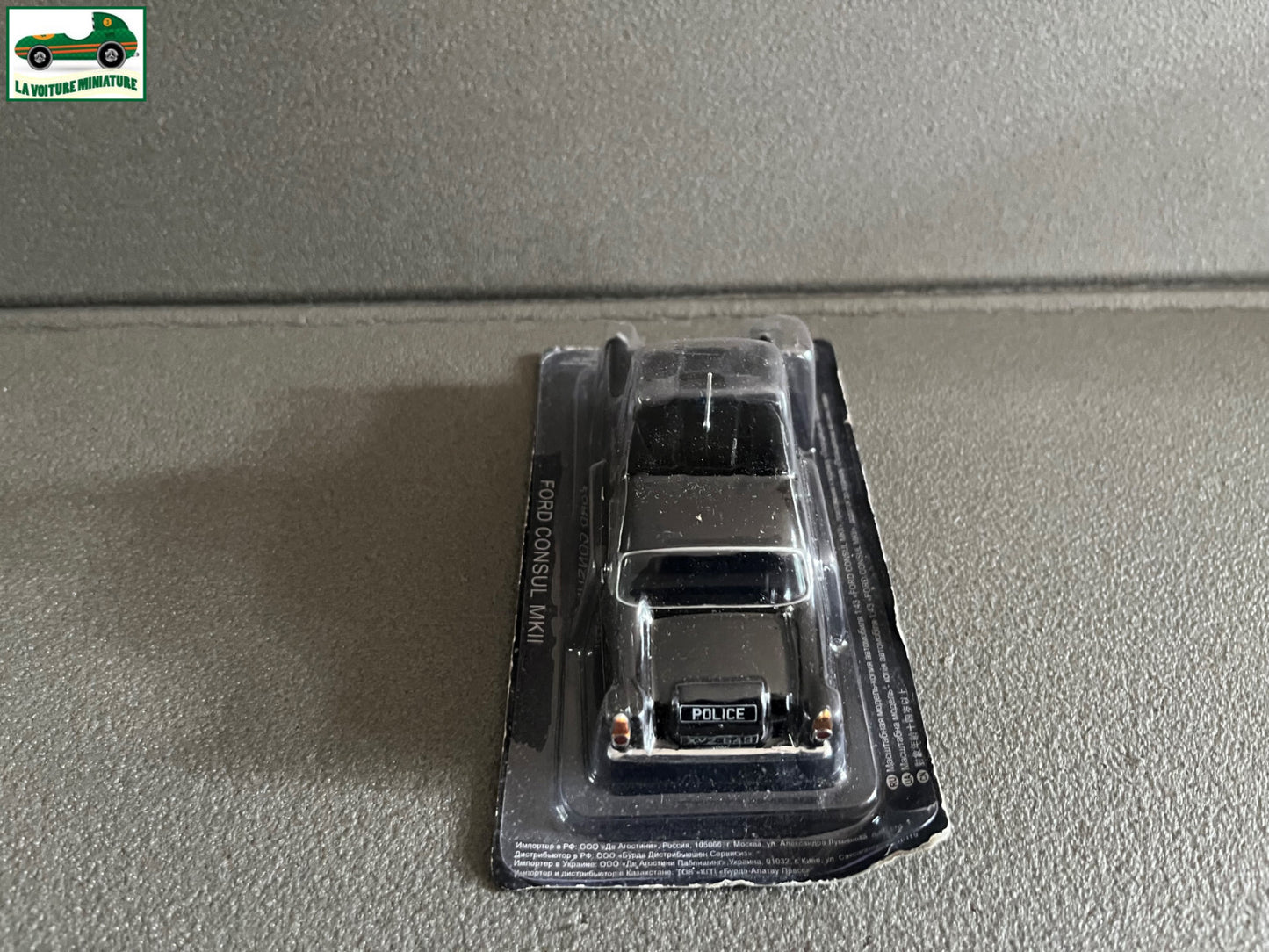 Voiture miniature Ford Consul MkII Police du Monde DeAgostini au 1/43