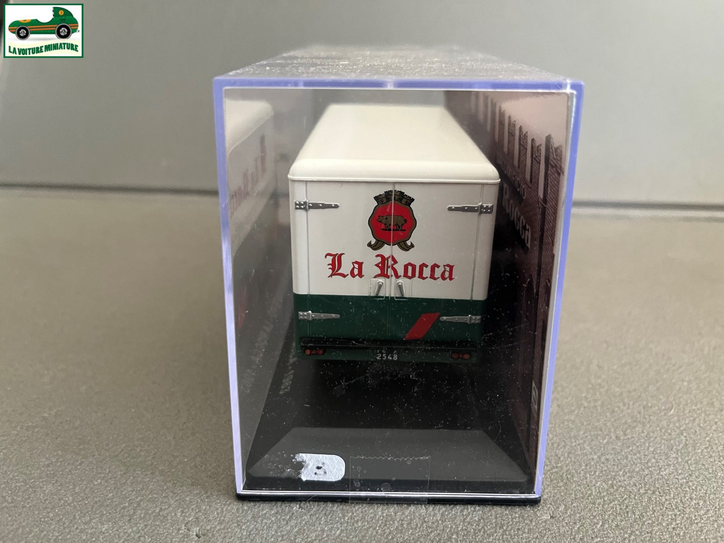 Voiture Miniature Camion Publicitaire OM Tigretto La Rocca 1963 1/43