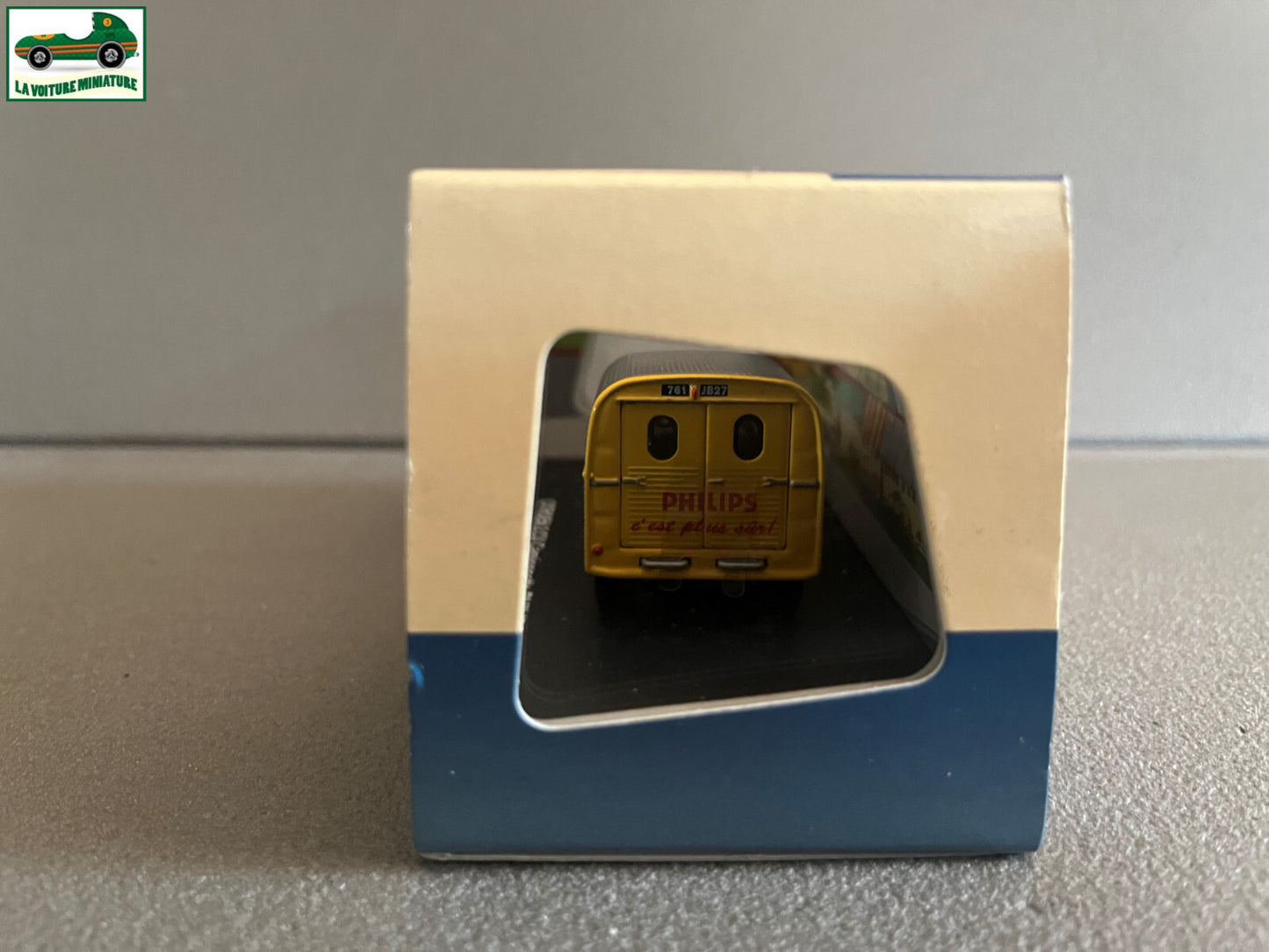 Voiture Miniature Utilitaire Citroen 2CV Camionnette Philips Atlas Eligor 1/43
