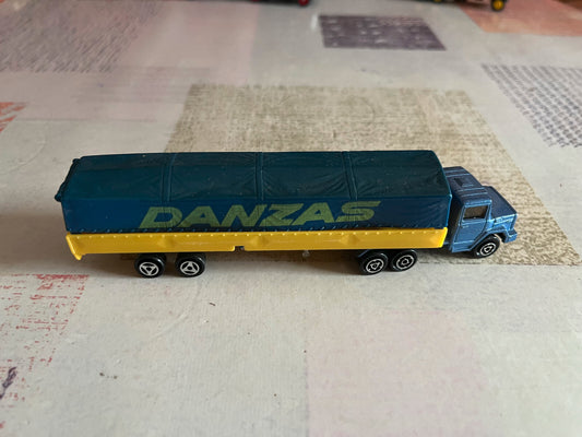 Voiture Miniature Camion Semi Remorque Magirus Danzas Majorette France 1/100
