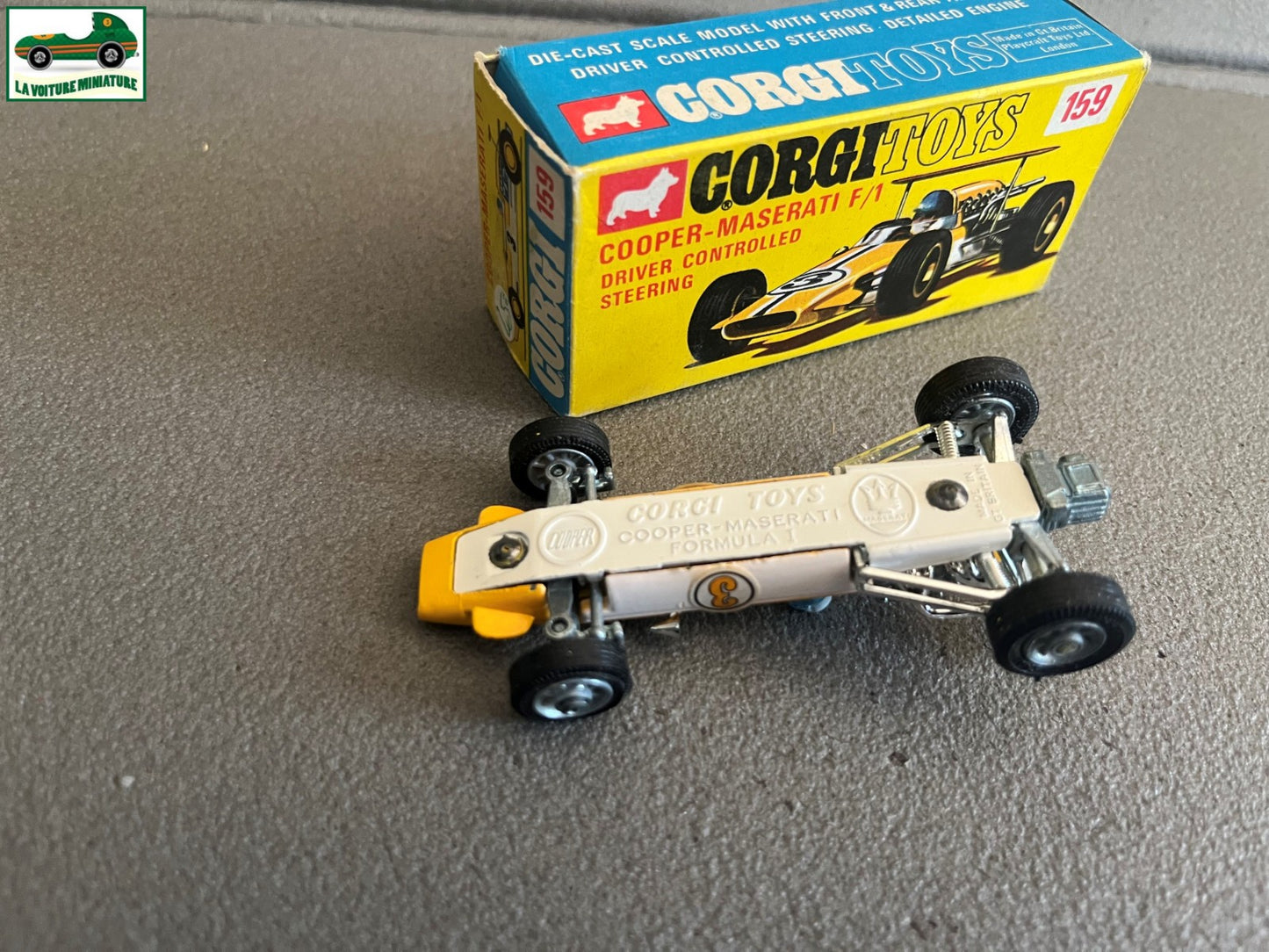 Ancienne Miniature Voiture Cooper Maserati F1 Formula 1 Corgi 159 Gt Britain