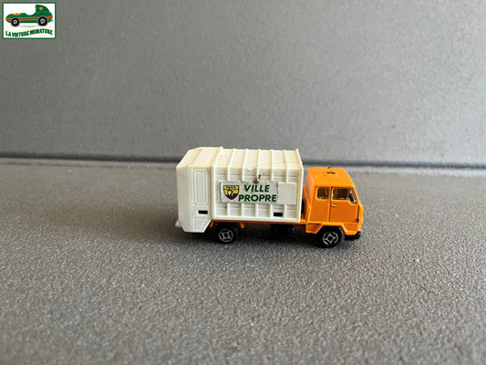 Ancienne Voiture Miniature Camion Volvo F-89 Poubelle Paris Norev Mini Jet