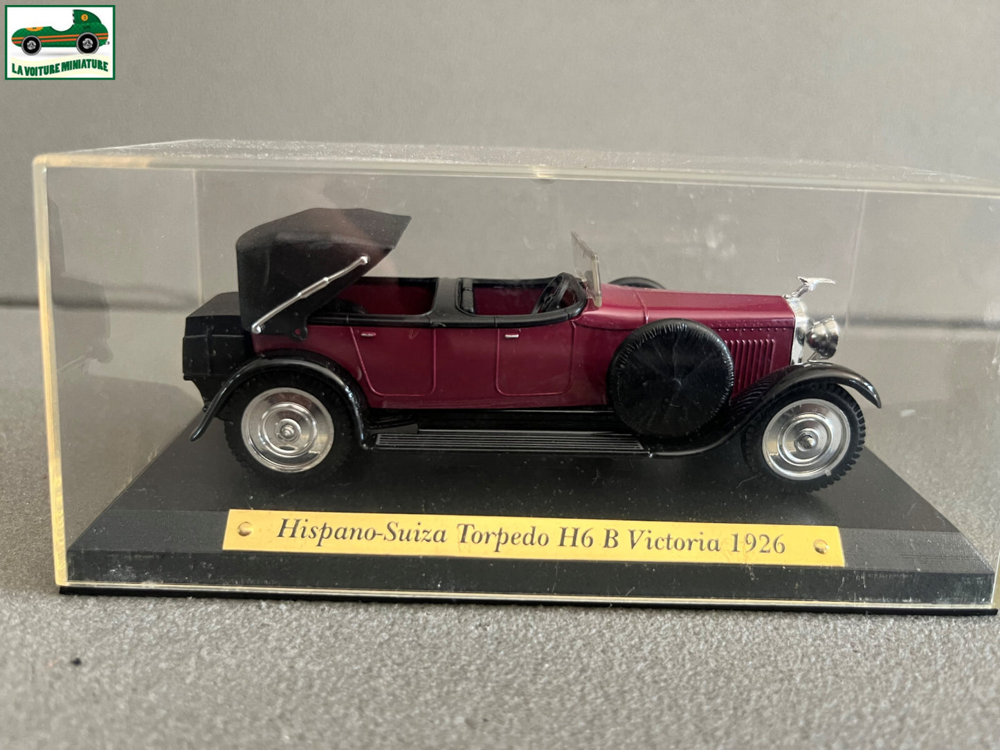 Voiture miniature Hispano Suiza Torpedo H6 B Victoria 1926 au 1/43