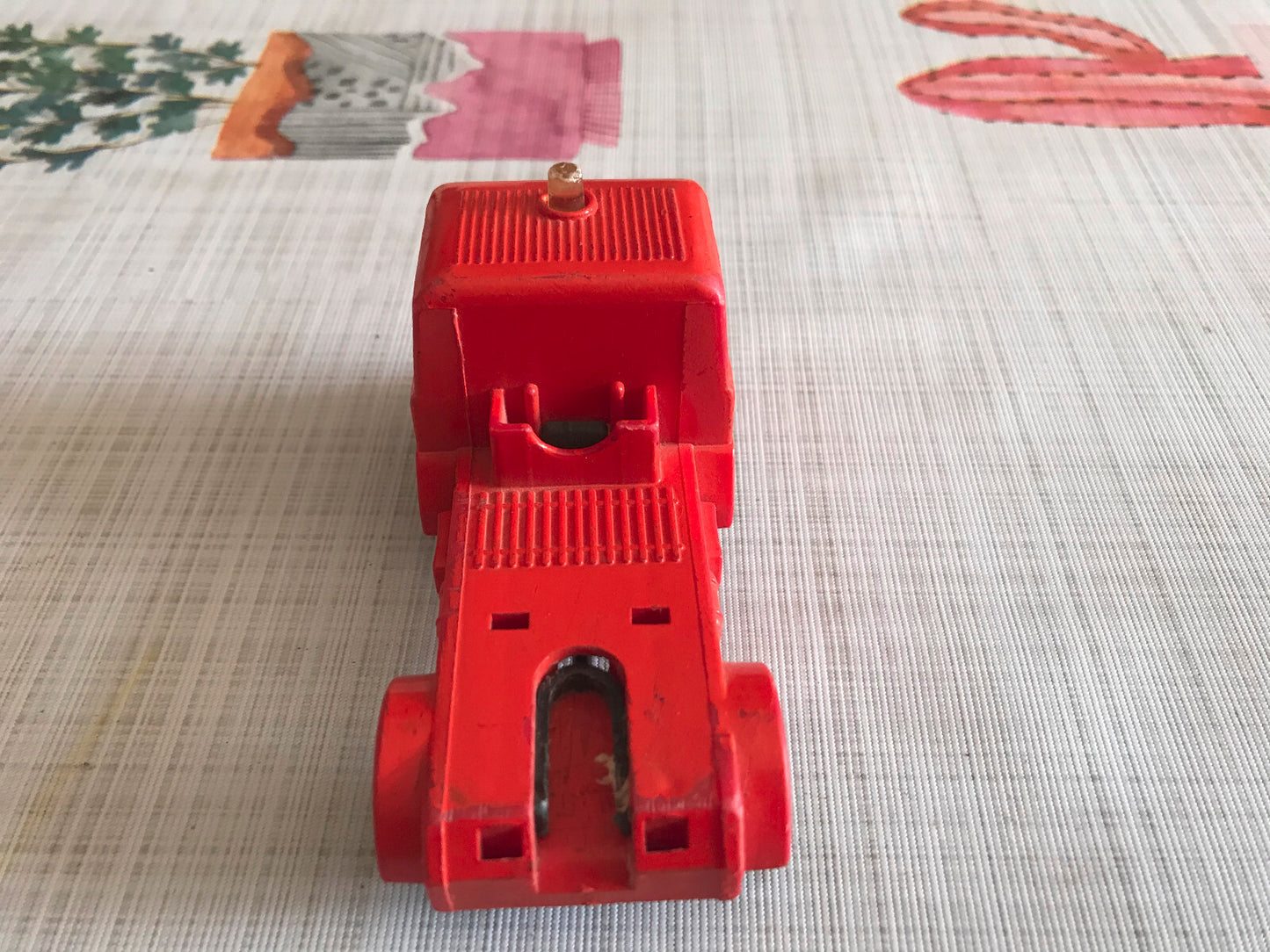 Ancienne Voiture Miniature Camion Tracteur Semi Remorque DAF Greece Plastique