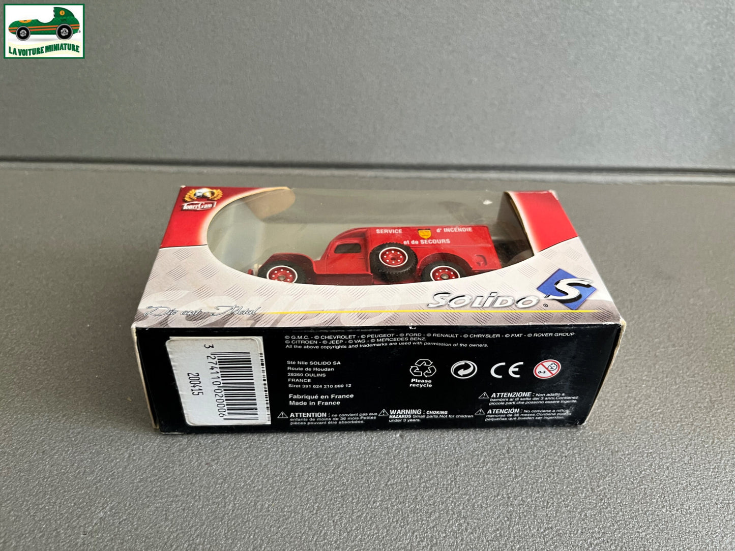 Voiture Miniature Camion 2156 Dodge Depanneuse Pompiers Solido au 1/50